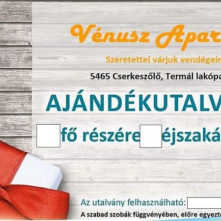 Venusz Apartman Cserkeszolo Exterior foto