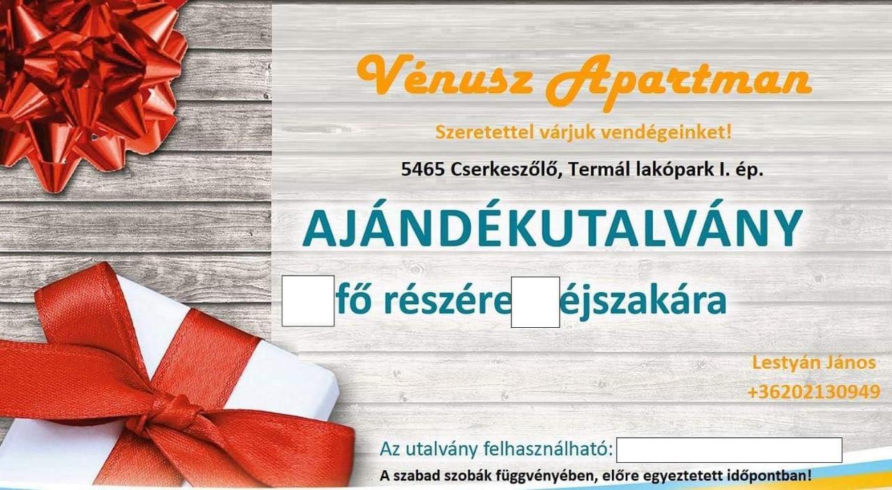 Venusz Apartman Cserkeszolo Exterior foto